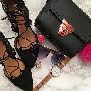 Lace Up Flats